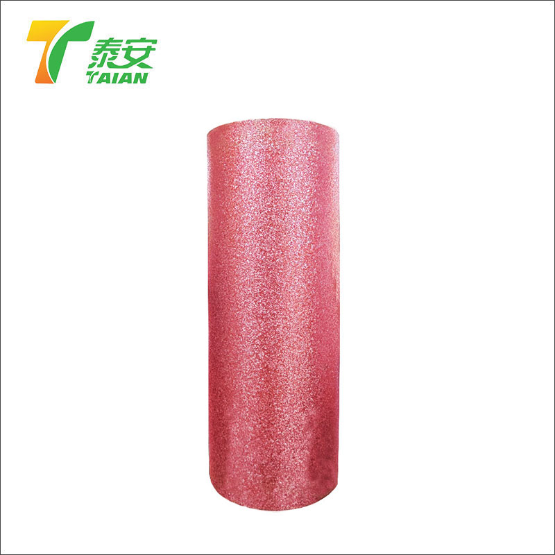 Película de laminación térmica CPP Rose Red Glitter